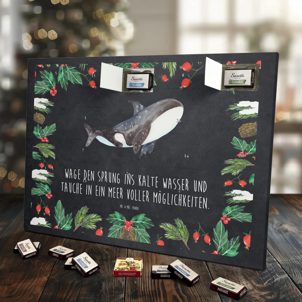 Chocolate advent calendar Orca manatee, vacation, aquatic animals, deep sea, underwater animals, seafood fans, underwater world, seafood posters, seafood decoration, whale, reef, water world, lobster, sea urchin, gift ideas, shrimp, narwhal, corals, gifts for seafood lovers, platypus, crocodile, shells, Seafood, ocean, self-love, new start, work, killer whale, opportunities