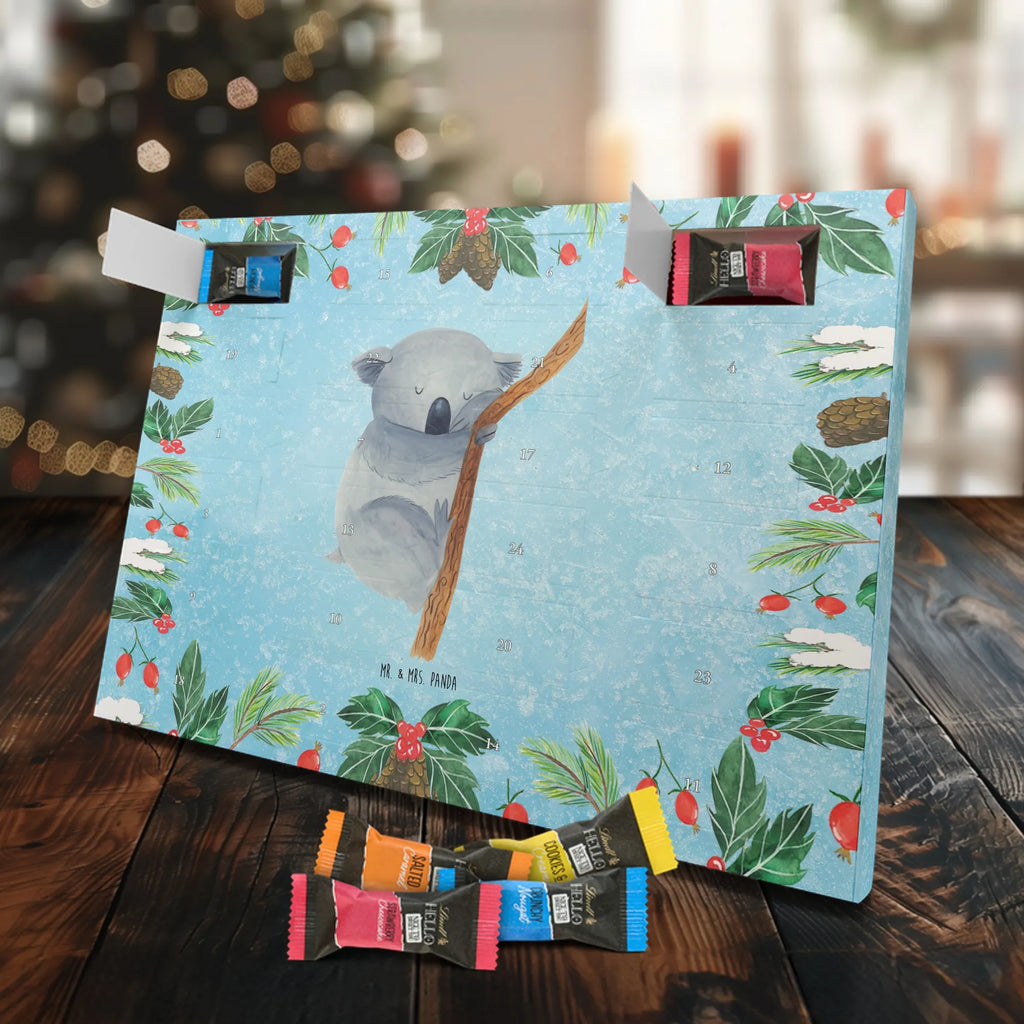 Chocolate advent calendar koala gift ideas, gifts, small animals, good mood, cute, funny sayings, cute animal motives, hand drawn, special gifts, card, animal lover, dream, bedroom, dreamland, sleeping, koala bear