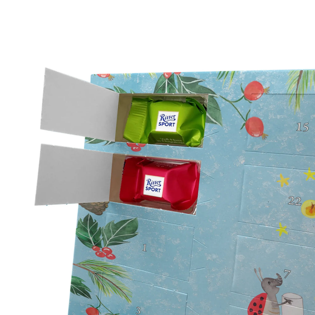 Chocolate advent calendar Bear & Ladybird campfire cuddly toy, teddy bear, Campfire