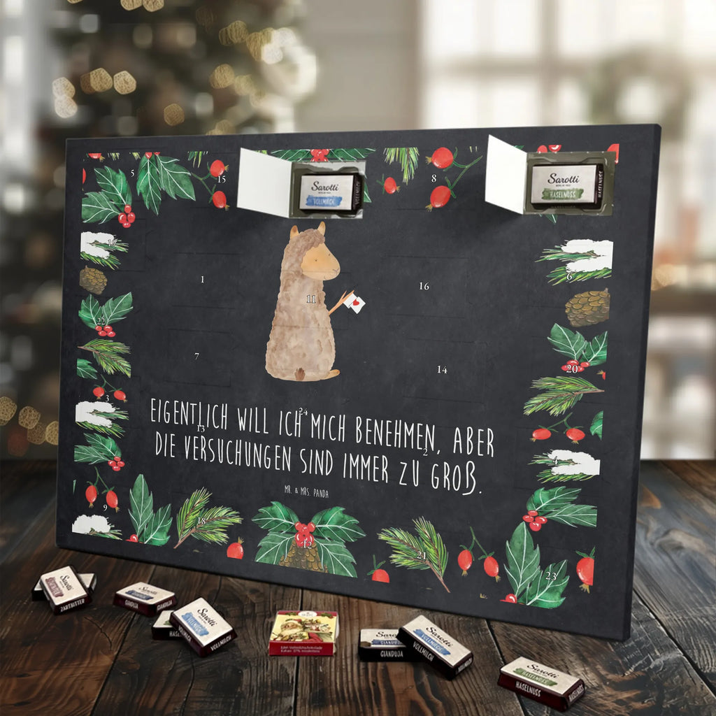 Chocolate advent calendar alpaca banner pako, camel, llama, animal, alpaca, favourite animal, Peru, alpacas, Alpaca, llamas