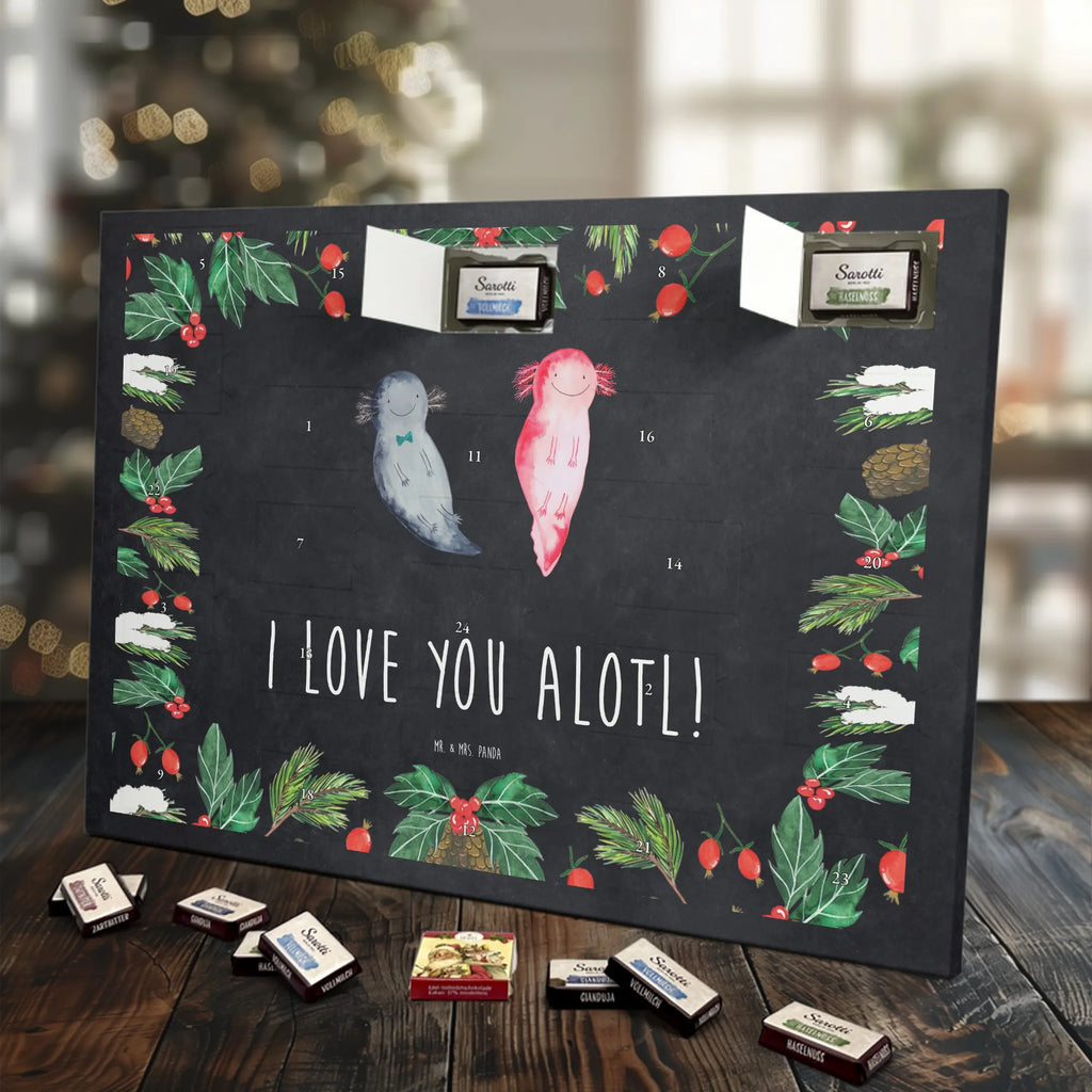 Chocolate advent calendar axolotl Love Loving, Marriage, Proposal of marriage, anniversary gift, Together, Love gift, gift for her, gift for him, Two, Valentine&#39;s Day Gift for Women Love Gift Anniversary Wedding Anniversary Party Favor Gift for Girlfriend Gift for Partner Boyfriend Gift Token of Love for Men for Husband