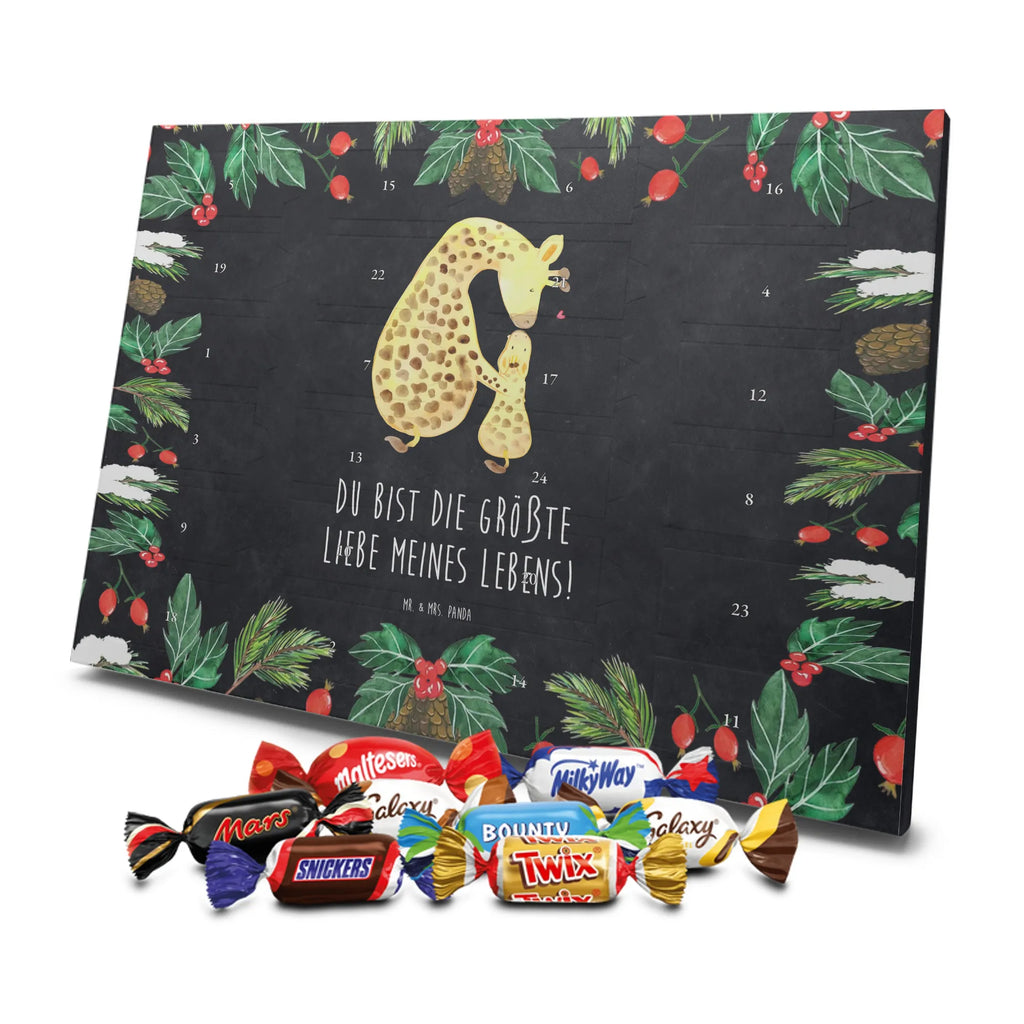 Chocolate advent calendar giraffe child Africa, favourite person, mother, daughter, son, mum, child