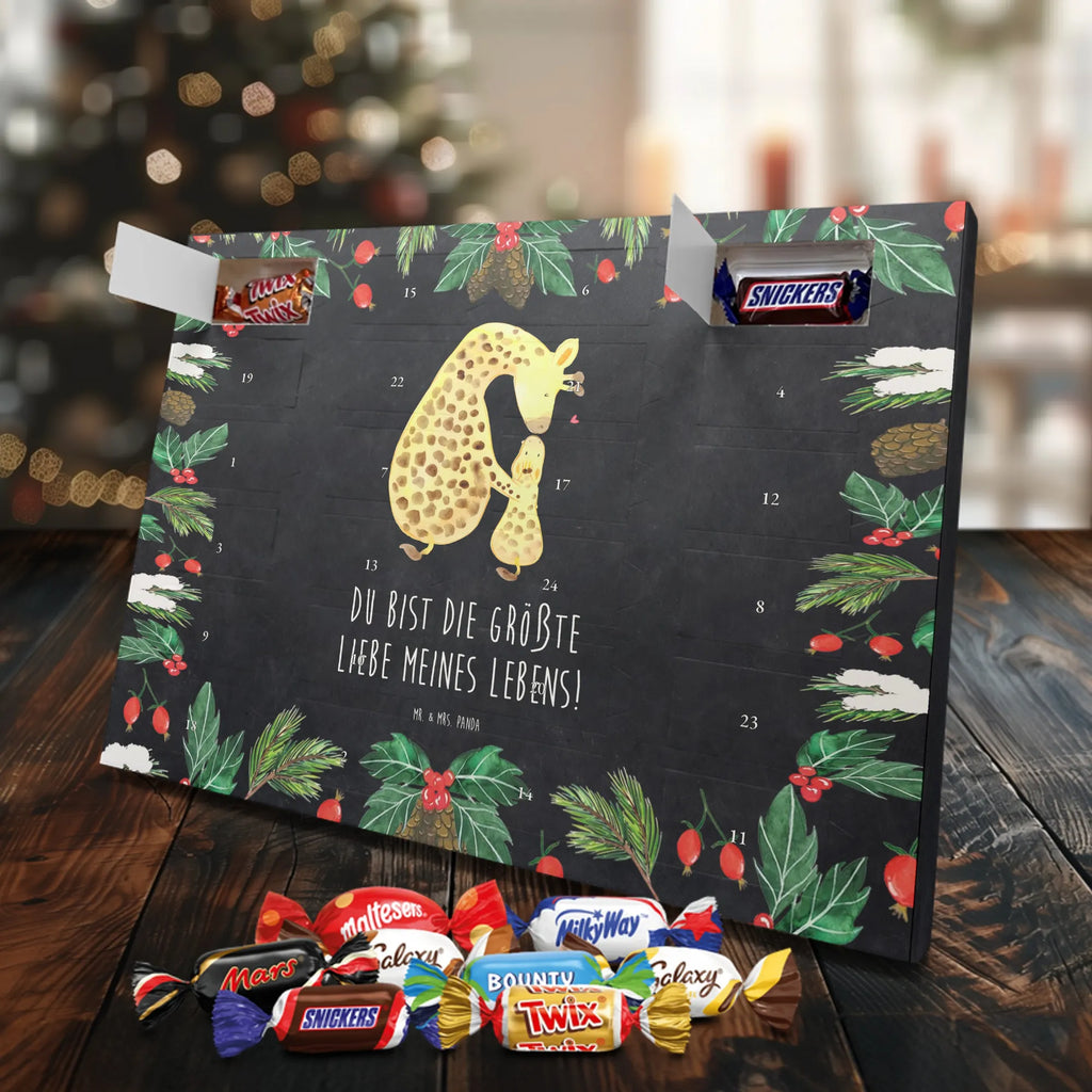 Chocolate advent calendar giraffe child Africa, favourite person, mother, daughter, son, mum, child