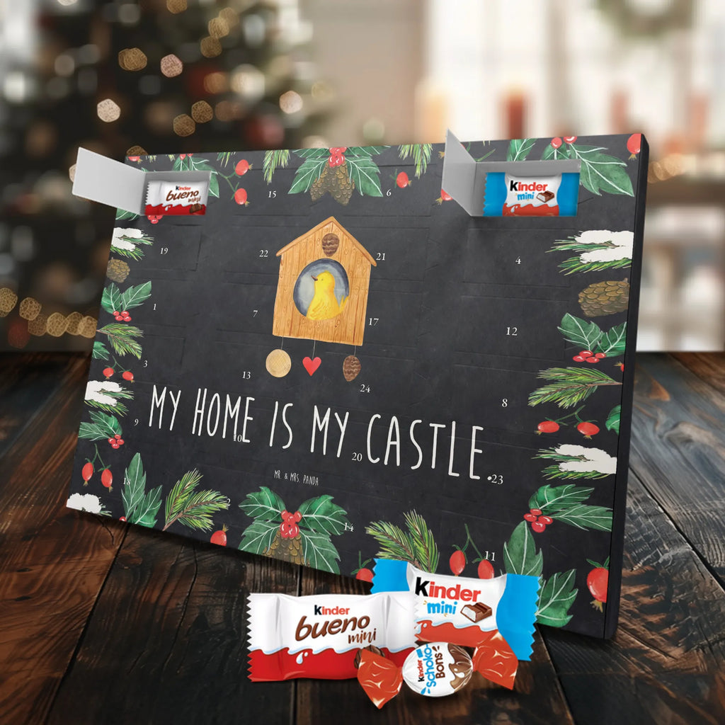 Chocolate advent calendar Bird House gift ideas, gifts, small animals, good mood, cute, funny sayings, cute animal motives, hand drawn, special gifts, card, animal lover, birds, Bird, apartment, our house, favorite place, birdhouse