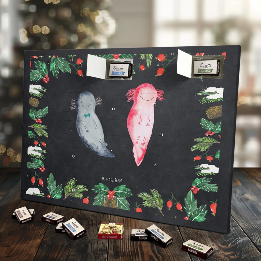 Chocolate advent calendar axolotl Love Loving, Marriage, Proposal of marriage, anniversary gift, Together, Love gift, gift for her, gift for him, Two, Valentine&#39;s Day Gift for Women Love Gift Anniversary Wedding Anniversary Party Favor Gift for Girlfriend Gift for Partner Boyfriend Gift Token of Love for Men for Husband