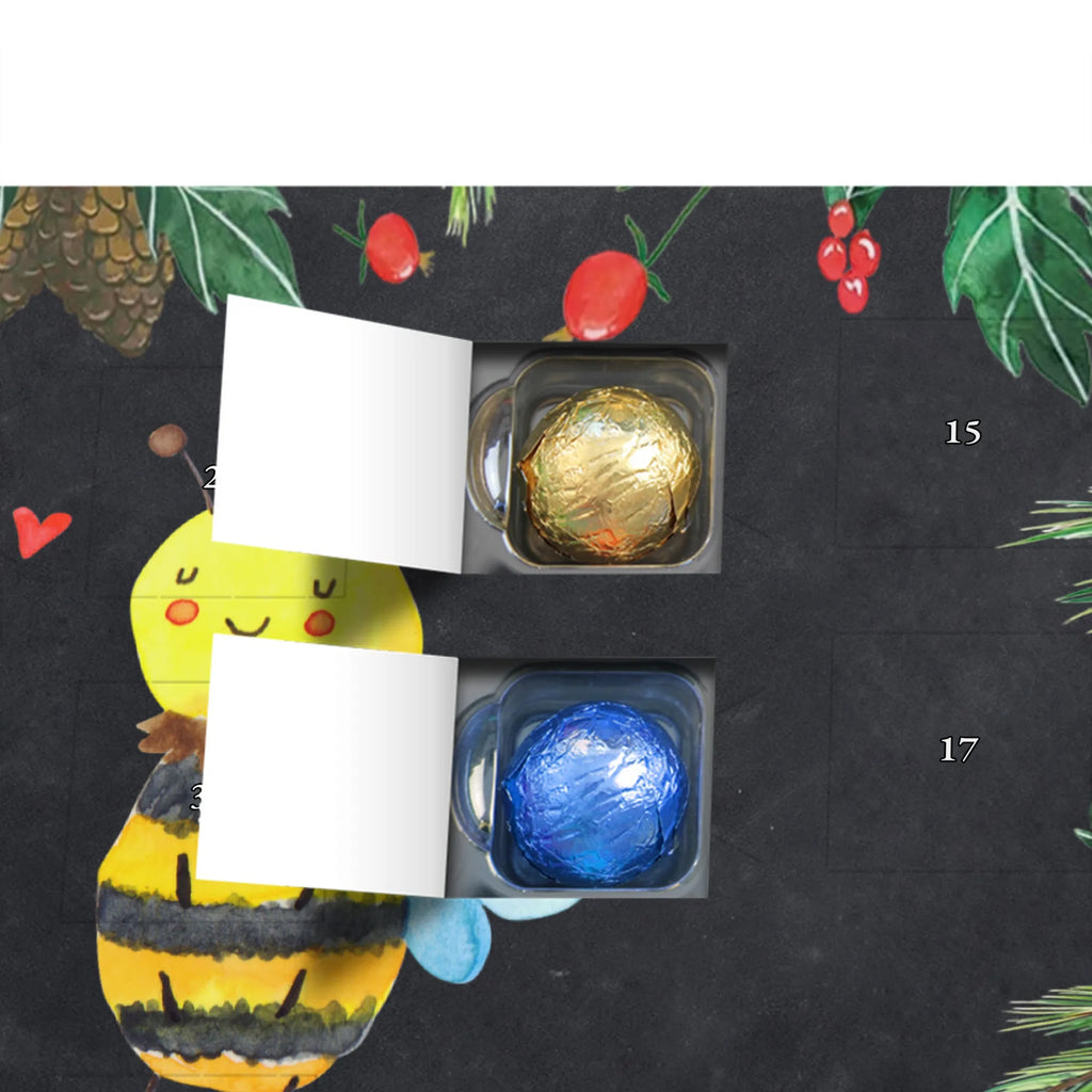 Chocolate advent calendar bee In love bumblebee, wasp