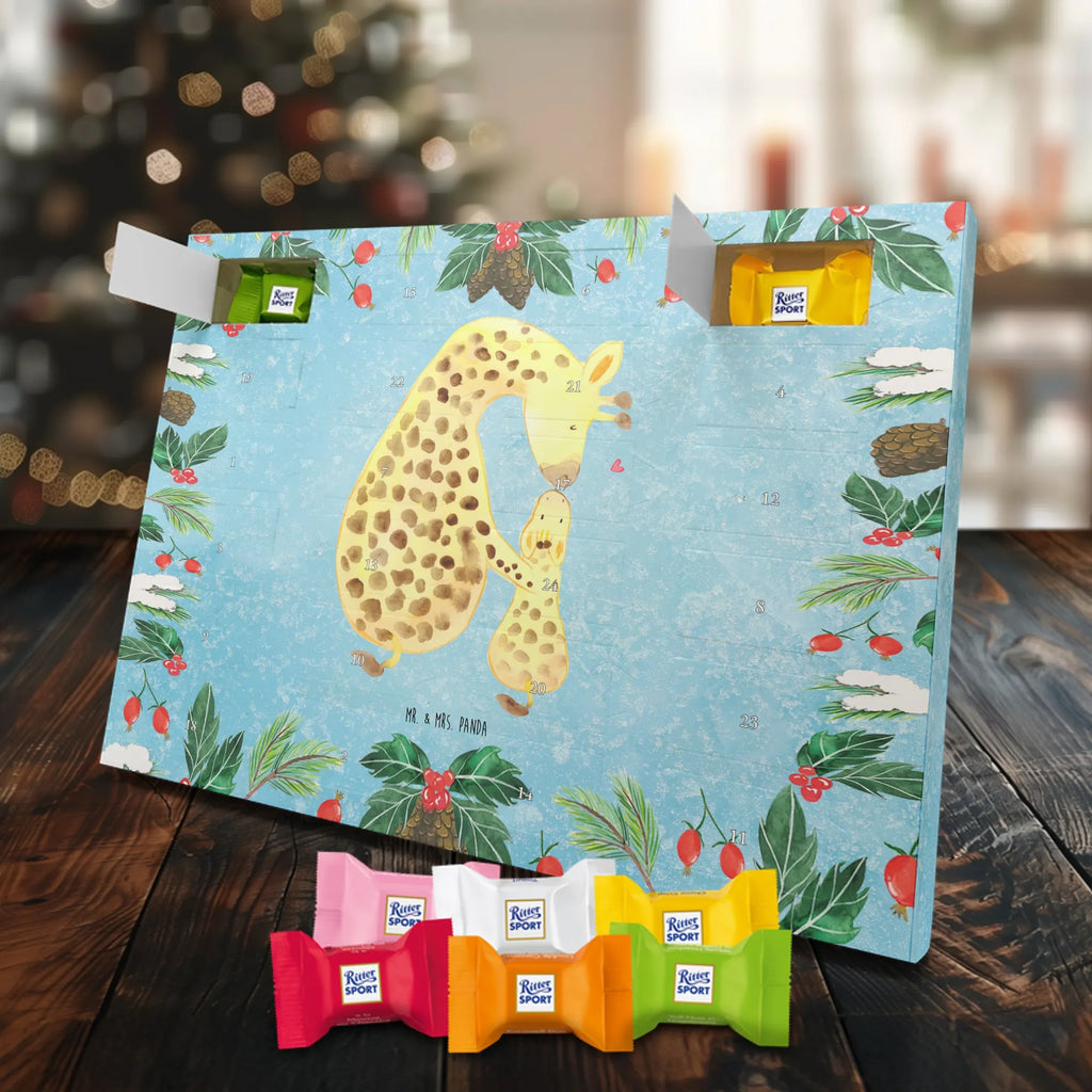 Chocolate advent calendar giraffe child Africa, favourite person, mother, daughter, son, mum, child