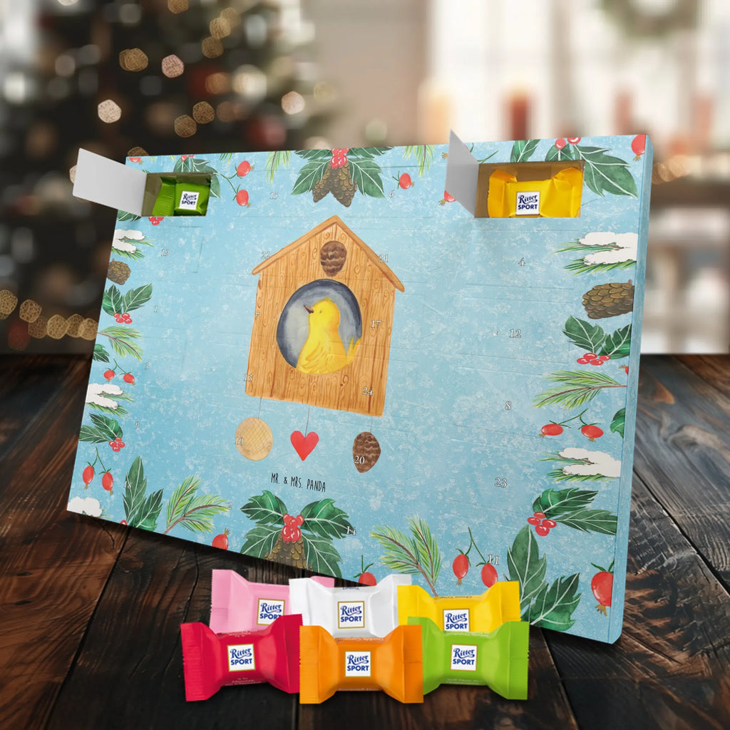 Chocolate advent calendar Bird House gift ideas, gifts, small animals, good mood, cute, funny sayings, cute animal motives, hand drawn, special gifts, card, animal lover, birds, Bird, apartment, our house, favorite place, birdhouse