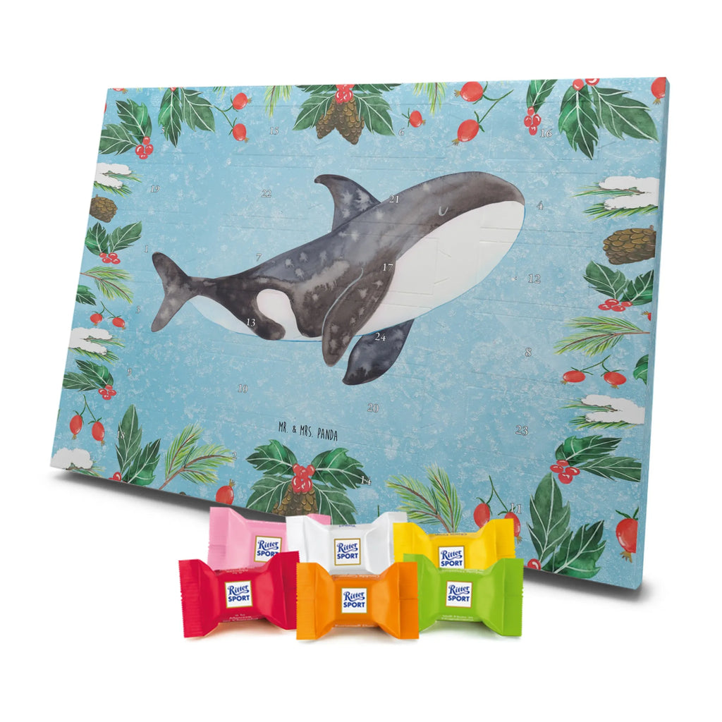 Chocolate advent calendar Orca manatee, vacation, aquatic animals, deep sea, underwater animals, seafood fans, underwater world, seafood posters, seafood decoration, whale, reef, water world, lobster, sea urchin, gift ideas, shrimp, narwhal, corals, gifts for seafood lovers, platypus, crocodile, shells, Seafood, ocean, self-love, new start, work, killer whale, opportunities