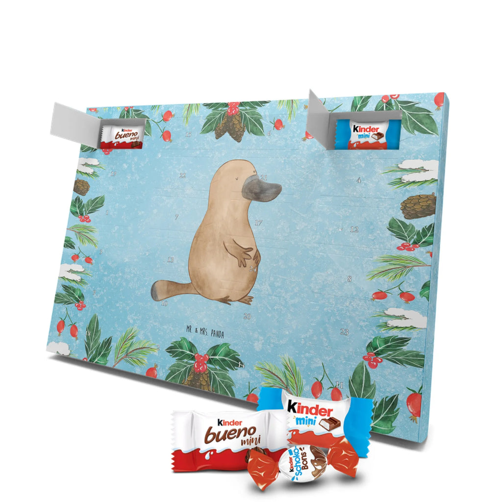 Chocolate advent calendar platypus courage manatee, vacation, aquatic animals, deep sea, underwater animals, seafood fans, underwater world, seafood posters, seafood decoration, whale, reef, water world, lobster, sea urchin, gift ideas, shrimp, narwhal, corals, gifts for seafood lovers, platypus, crocodile, shells, Seafood, ocean, work, Platypus, brave, new beginning, world trip, wisdom, courage, new start
