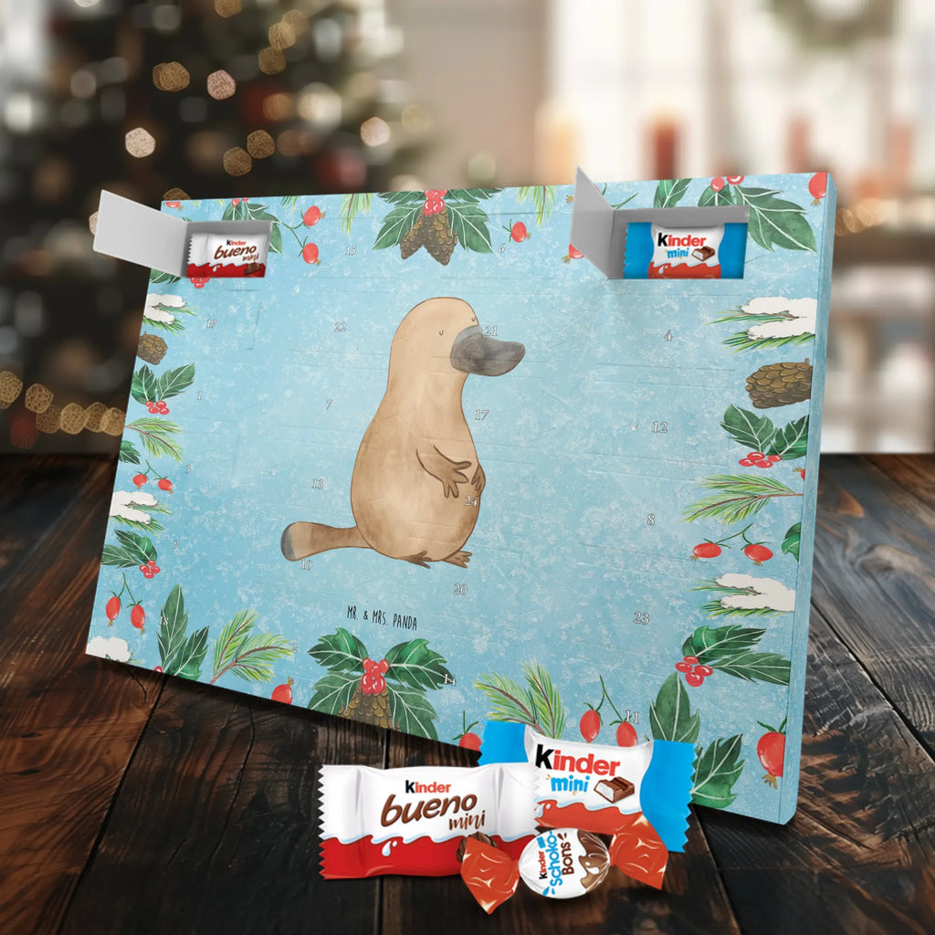 Chocolate advent calendar platypus courage manatee, vacation, aquatic animals, deep sea, underwater animals, seafood fans, underwater world, seafood posters, seafood decoration, whale, reef, water world, lobster, sea urchin, gift ideas, shrimp, narwhal, corals, gifts for seafood lovers, platypus, crocodile, shells, Seafood, ocean, work, Platypus, brave, new beginning, world trip, wisdom, courage, new start