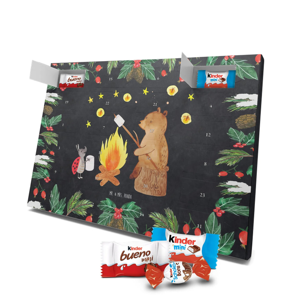 Chocolate advent calendar Bear & Ladybird campfire cuddly toy, teddy bear, Campfire
