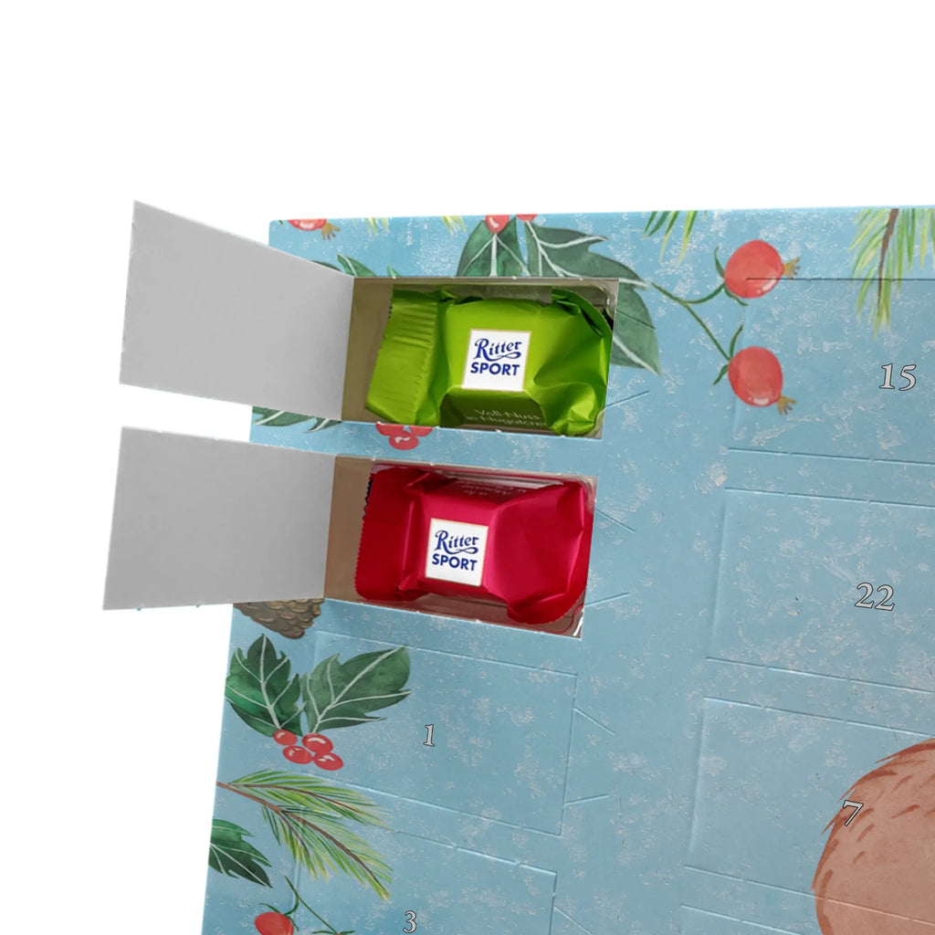 Chocolate advent calendar Capybara flower card, gift ideas, gifts, animal lover, special gifts, cute animal motives, hand drawn, small animals, good mood, cute, funny sayings