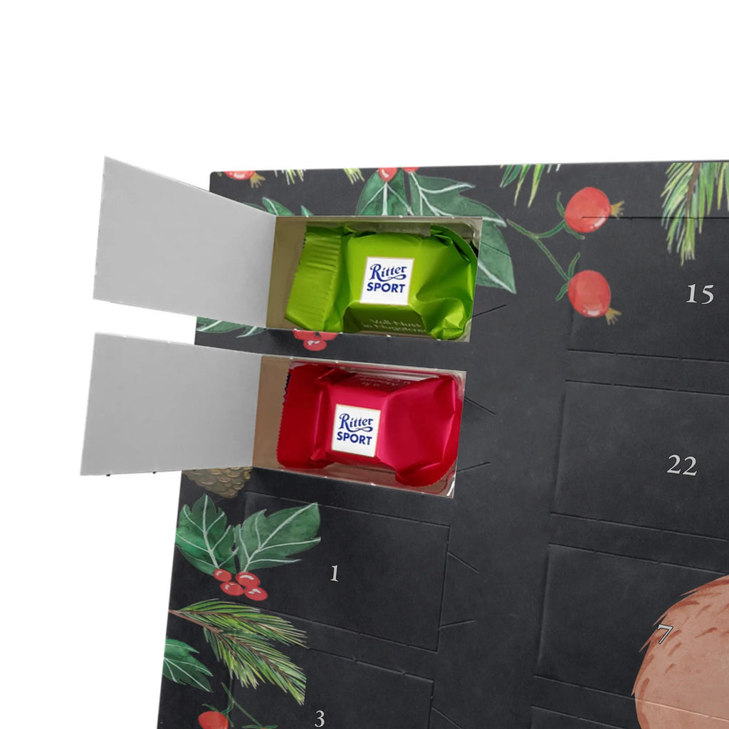 Chocolate advent calendar Capybara flower card, gift ideas, gifts, animal lover, special gifts, cute animal motives, hand drawn, small animals, good mood, cute, funny sayings