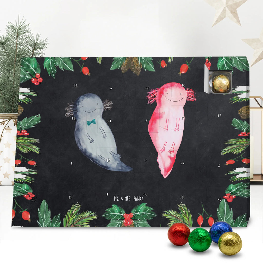 Chocolate advent calendar axolotl Love Loving, Marriage, Proposal of marriage, anniversary gift, Together, Love gift, gift for her, gift for him, Two, Valentine&#39;s Day Gift for Women Love Gift Anniversary Wedding Anniversary Party Favor Gift for Girlfriend Gift for Partner Boyfriend Gift Token of Love for Men for Husband