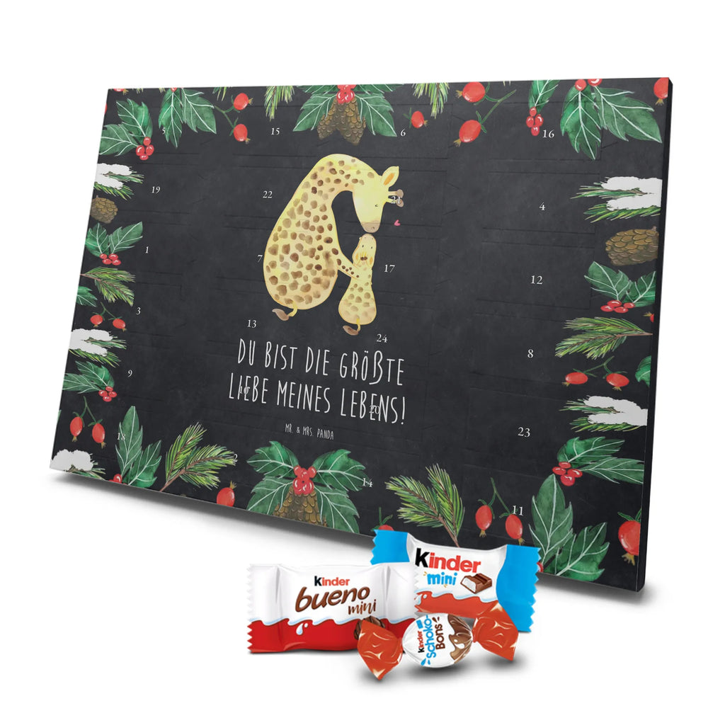 Chocolate advent calendar giraffe child Africa, favourite person, mother, daughter, son, mum, child