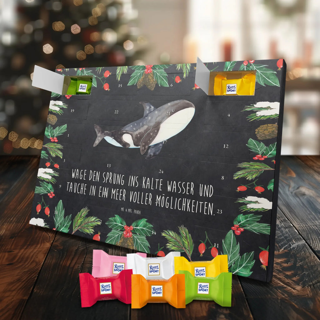 Chocolate advent calendar Orca manatee, vacation, aquatic animals, deep sea, underwater animals, seafood fans, underwater world, seafood posters, seafood decoration, whale, reef, water world, lobster, sea urchin, gift ideas, shrimp, narwhal, corals, gifts for seafood lovers, platypus, crocodile, shells, Seafood, ocean, self-love, new start, work, killer whale, opportunities