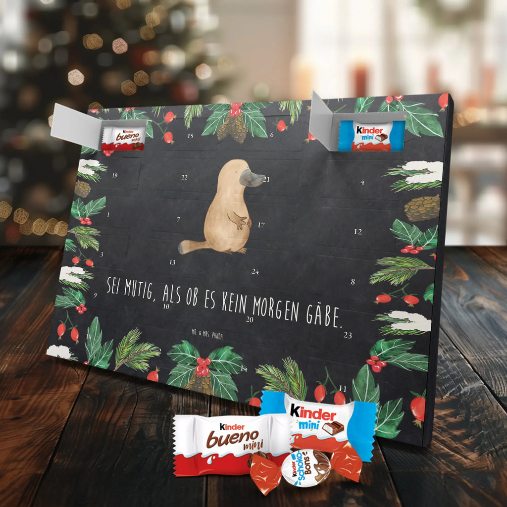 Chocolate advent calendar platypus courage manatee, vacation, aquatic animals, deep sea, underwater animals, seafood fans, underwater world, seafood posters, seafood decoration, whale, reef, water world, lobster, sea urchin, gift ideas, shrimp, narwhal, corals, gifts for seafood lovers, platypus, crocodile, shells, Seafood, ocean, work, Platypus, brave, new beginning, world trip, wisdom, courage, new start