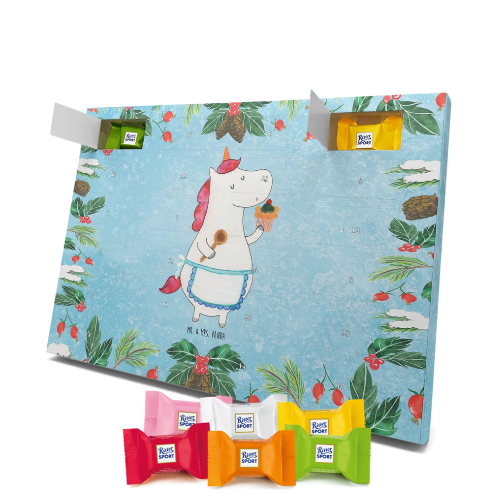 Chocolate advent calendar unicorn Kitchen baker present, cake, bake, hobby cook, dreaming, dreamer, Baker gift, cook, pie