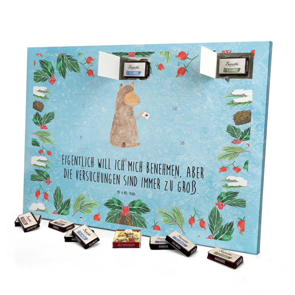 Chocolate advent calendar alpaca banner pako, camel, llama, animal, alpaca, favourite animal, Peru, alpacas, Alpaca, llamas
