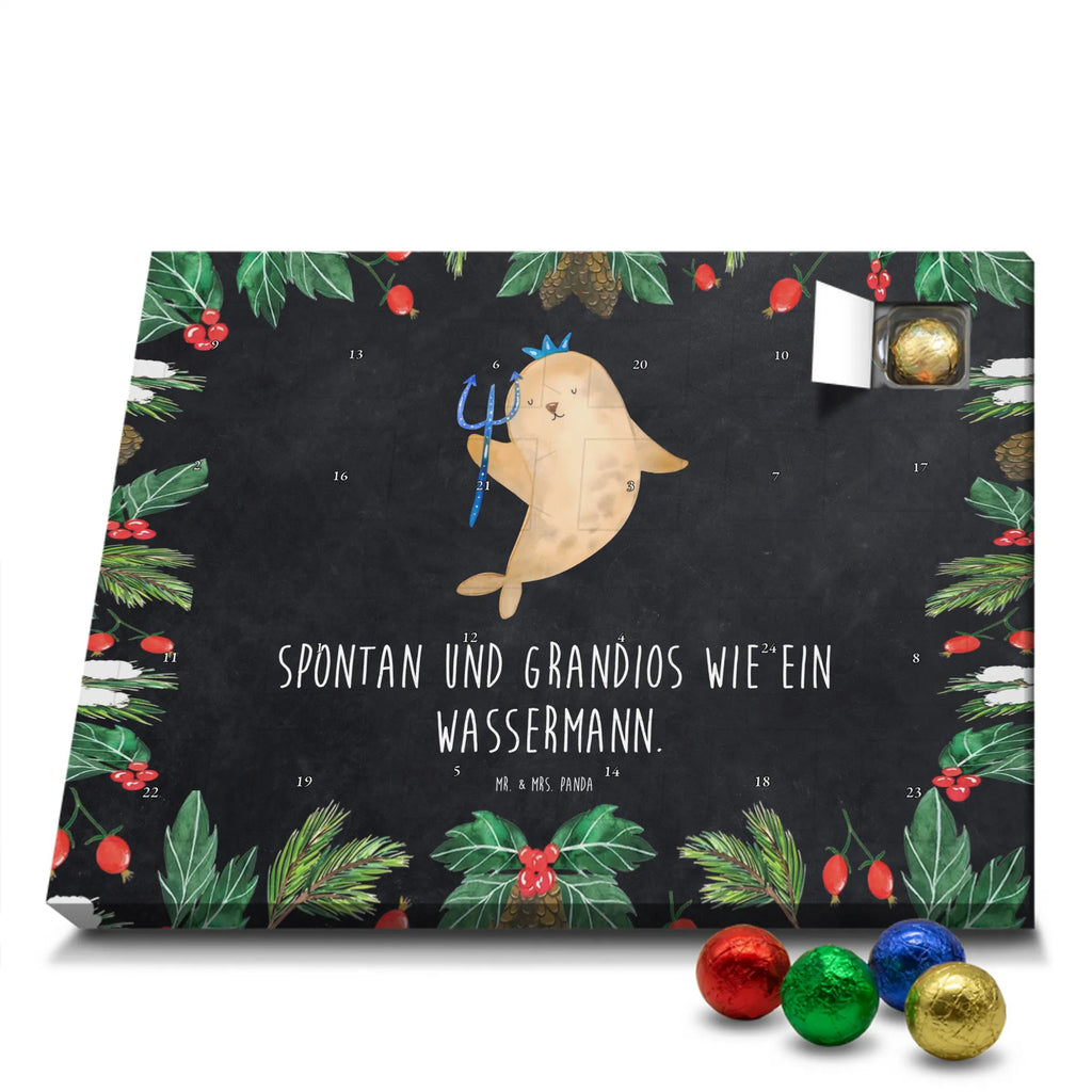 Chocolate advent calendar Star sign Aquarius date of birth, month of birth, constellations, birthdays, astrology, birthday january, aquarius zodiac sign, merman, aquarius gift, birthday february, gift february, sea gift, gift january