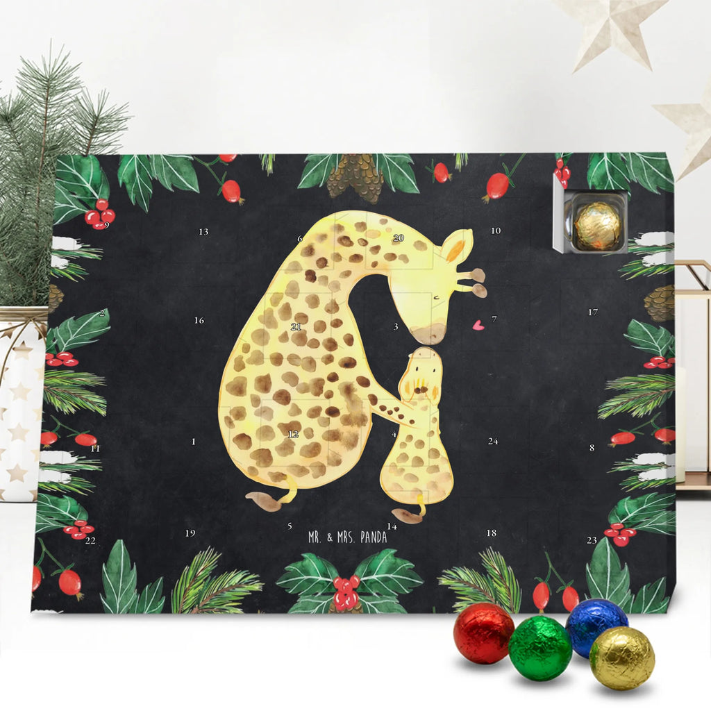 Chocolate advent calendar giraffe child Africa, favourite person, mother, daughter, son, mum, child