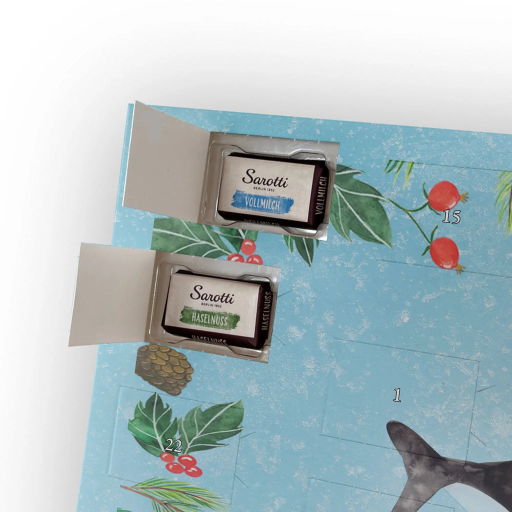 Chocolate advent calendar Orca manatee, vacation, aquatic animals, deep sea, underwater animals, seafood fans, underwater world, seafood posters, seafood decoration, whale, reef, water world, lobster, sea urchin, gift ideas, shrimp, narwhal, corals, gifts for seafood lovers, platypus, crocodile, shells, Seafood, ocean, self-love, new start, work, killer whale, opportunities