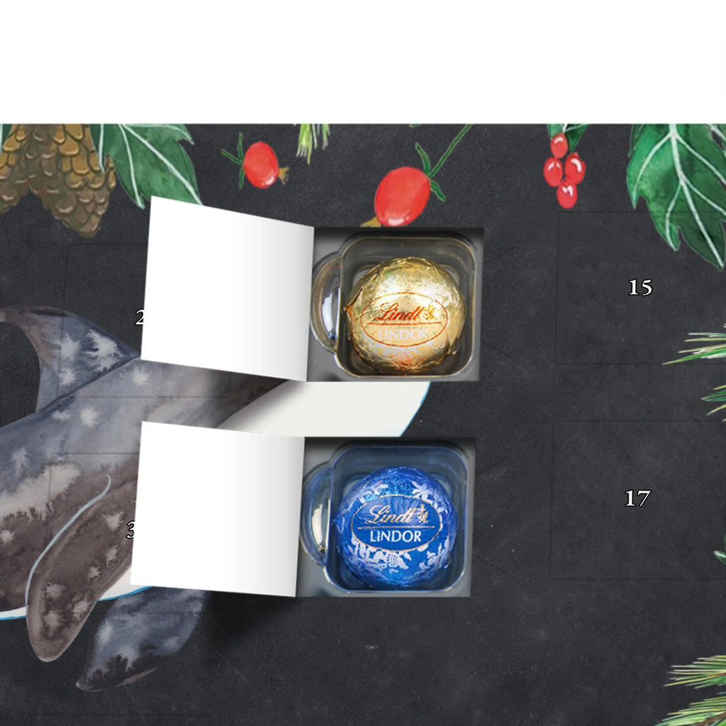 Chocolate advent calendar Orca manatee, vacation, aquatic animals, deep sea, underwater animals, seafood fans, underwater world, seafood posters, seafood decoration, whale, reef, water world, lobster, sea urchin, gift ideas, shrimp, narwhal, corals, gifts for seafood lovers, platypus, crocodile, shells, Seafood, ocean, self-love, new start, work, killer whale, opportunities