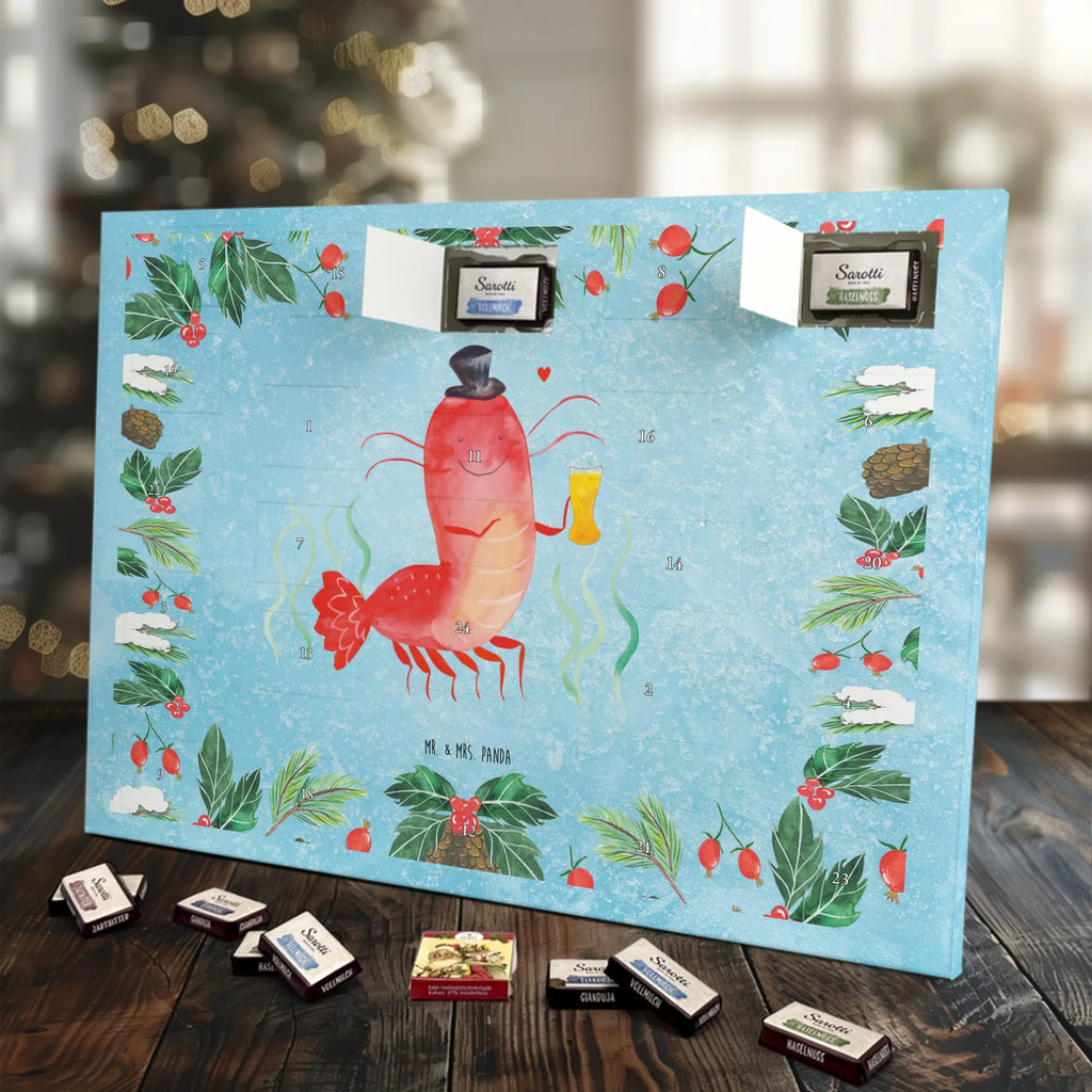Chocolate advent calendar lobster Wheat manatee, vacation, aquatic animals, deep sea, underwater animals, seafood fans, underwater world, seafood posters, seafood decoration, whale, reef, water world, lobster, sea urchin, gift ideas, shrimp, narwhal, corals, gifts for seafood lovers, platypus, crocodile, shells, Seafood, ocean, beer lover, beer, men's household, inn, pub, economy, cooking