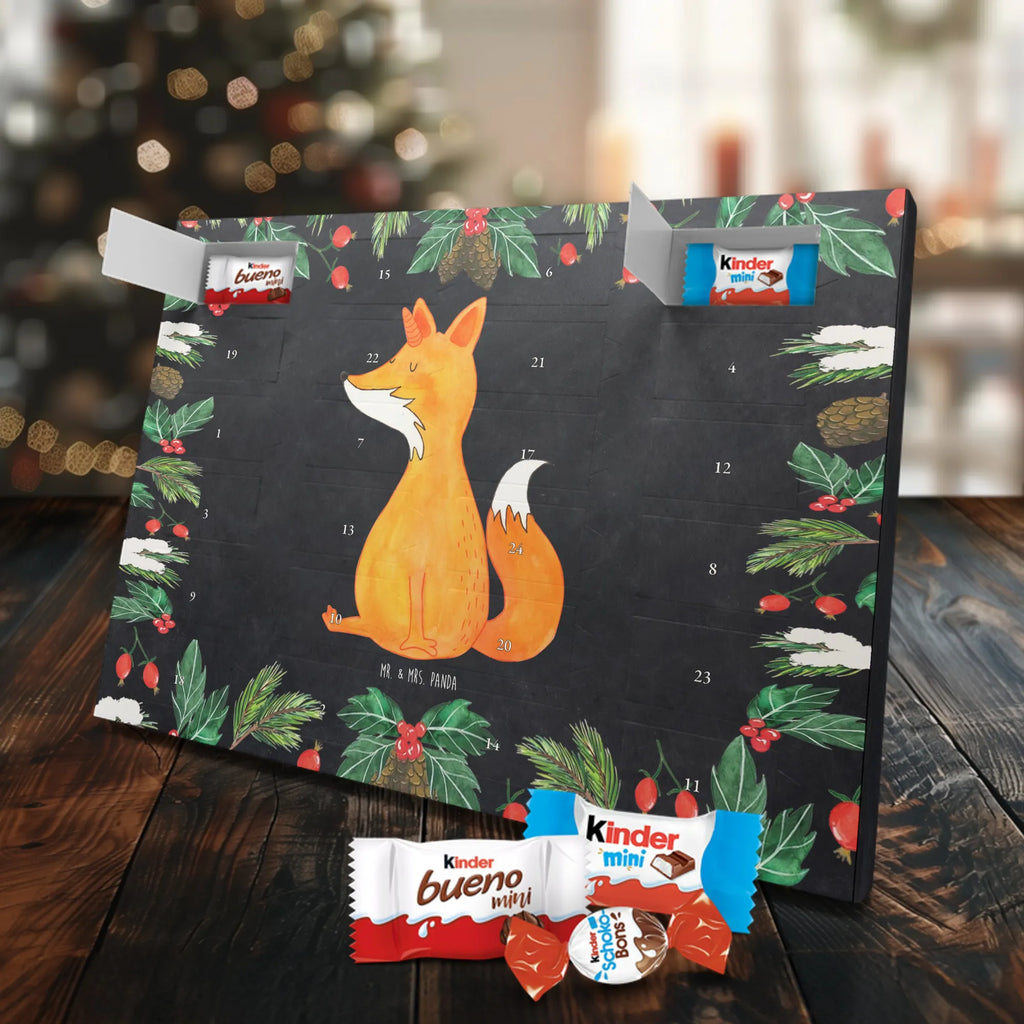 Chocolate advent calendar unicorn Fox foxes, fox horns