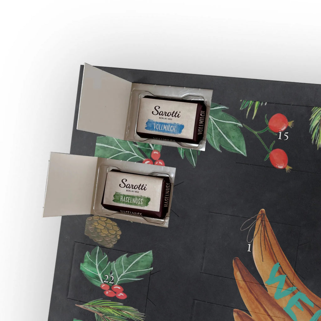 Chocolate advent calendar robin Christmas Christmas time, snow, Christmas greeting, Christmas motif, Merry Christmas, Christmas Eve, bird