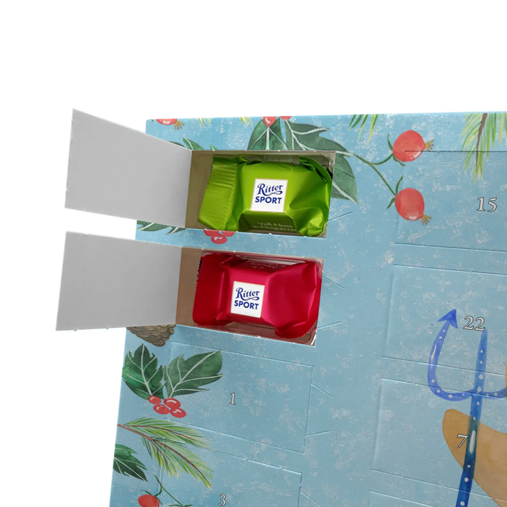 Chocolate advent calendar Star sign Aquarius date of birth, month of birth, constellations, birthdays, astrology, birthday january, aquarius zodiac sign, merman, aquarius gift, birthday february, gift february, sea gift, gift january