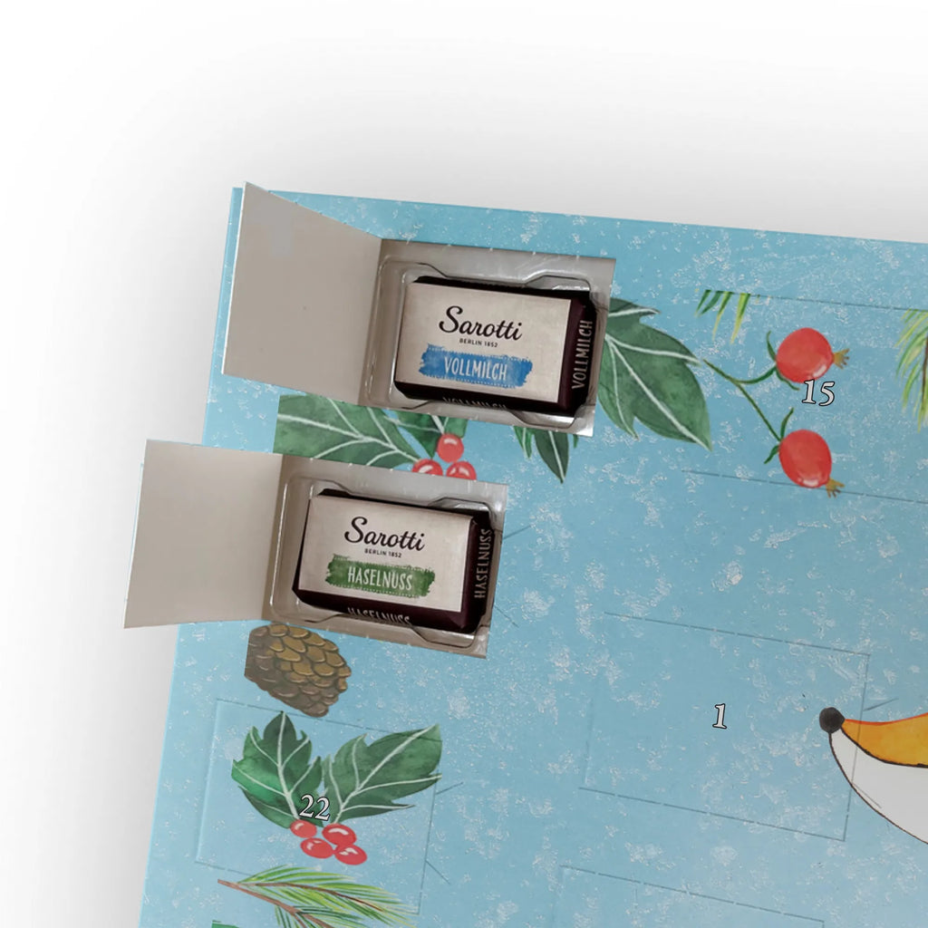 Chocolate advent calendar unicorn Fox foxes, fox horns