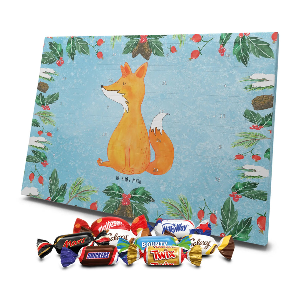 Chocolate advent calendar unicorn Fox foxes, fox horns
