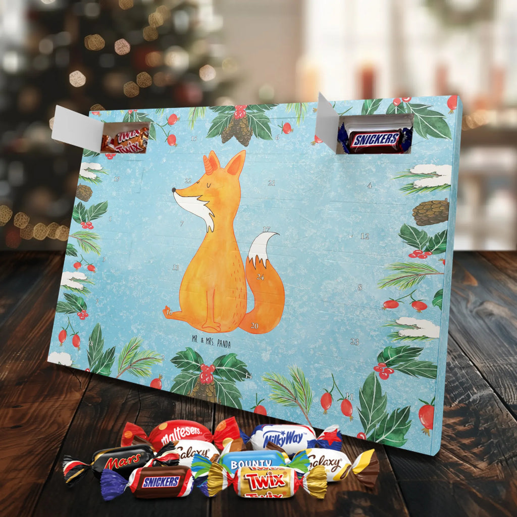 Chocolate advent calendar unicorn Fox foxes, fox horns