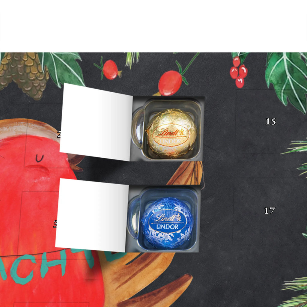 Chocolate advent calendar robin Christmas Christmas time, snow, Christmas greeting, Christmas motif, Merry Christmas, Christmas Eve, bird