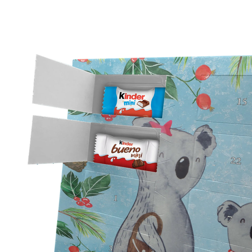 Chocolate advent calendar Koala family with two kids Father's Day, Mother's Day, family life, best family, koala bear, koala family, family time, favourite family