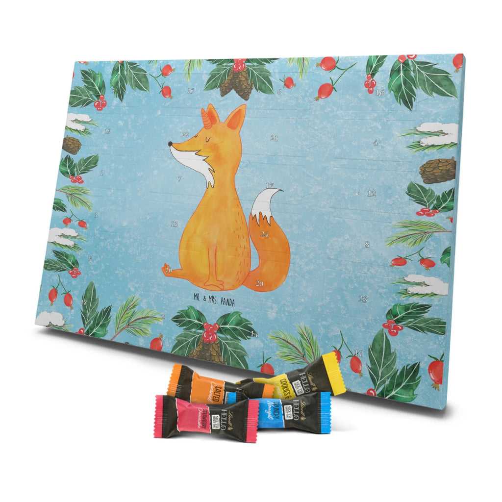 Chocolate advent calendar unicorn Fox foxes, fox horns