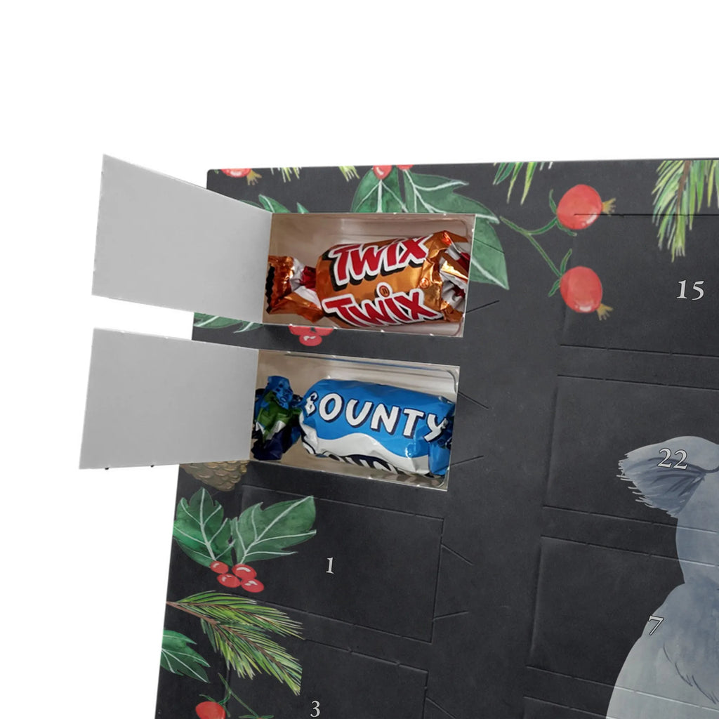 Chocolate advent calendar koala gift ideas, gifts, small animals, good mood, cute, funny sayings, cute animal motives, hand drawn, special gifts, card, animal lover, dream, bedroom, dreamland, sleeping, koala bear