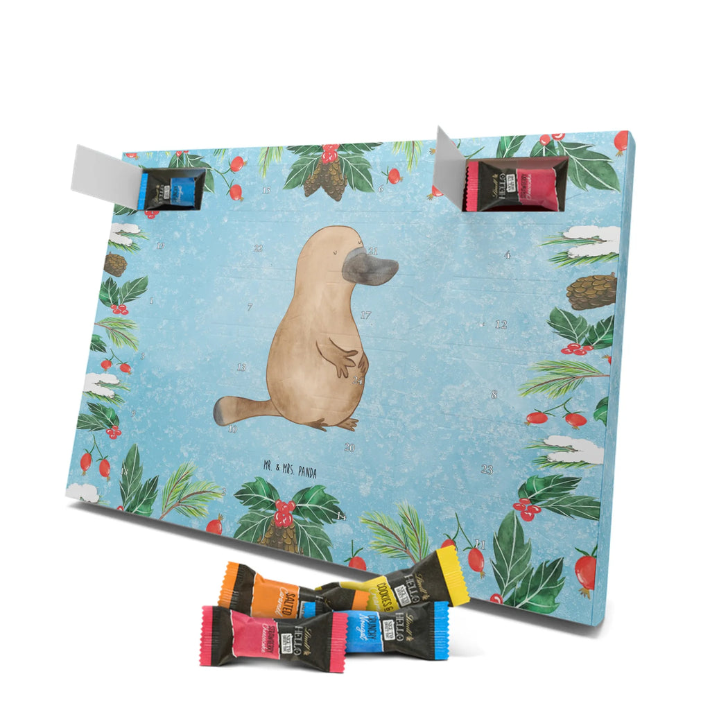 Chocolate advent calendar platypus courage manatee, vacation, aquatic animals, deep sea, underwater animals, seafood fans, underwater world, seafood posters, seafood decoration, whale, reef, water world, lobster, sea urchin, gift ideas, shrimp, narwhal, corals, gifts for seafood lovers, platypus, crocodile, shells, Seafood, ocean, work, Platypus, brave, new beginning, world trip, wisdom, courage, new start