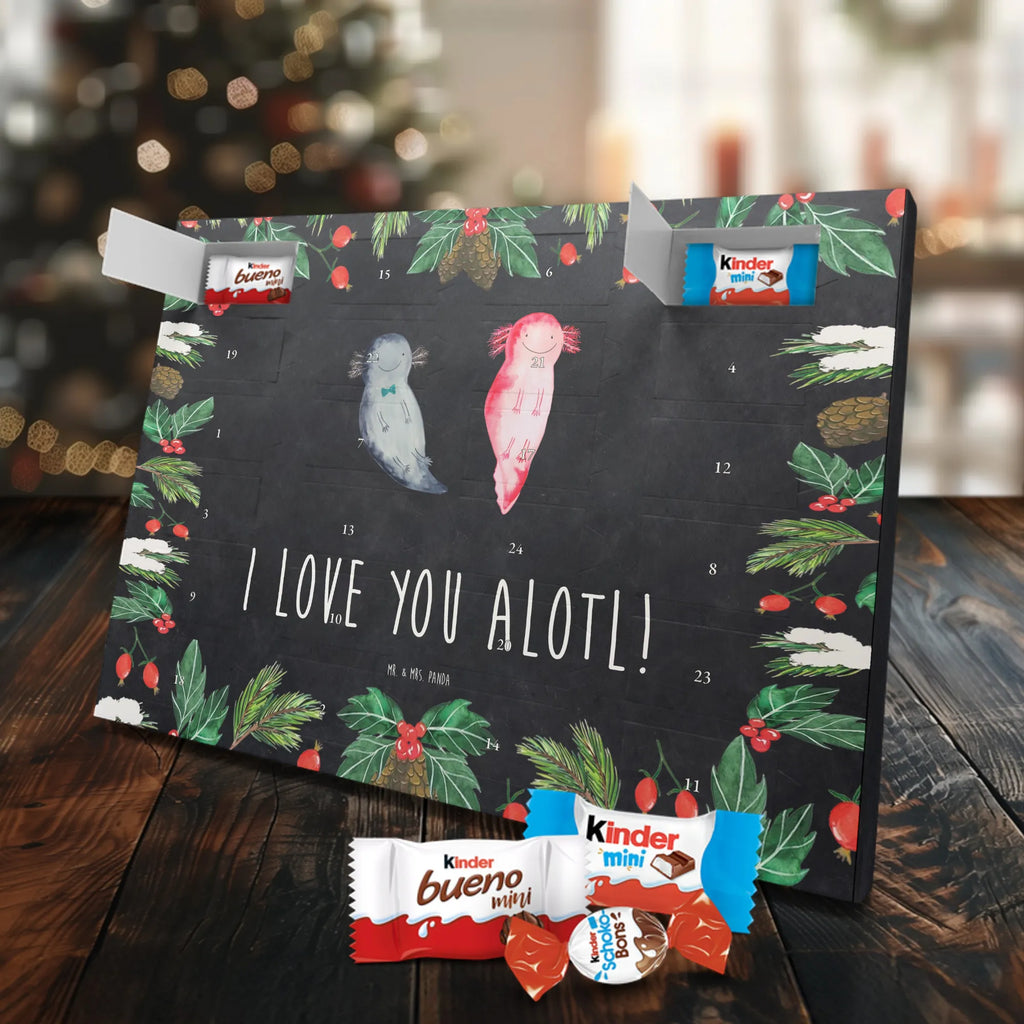 Chocolate advent calendar axolotl Love Loving, Marriage, Proposal of marriage, anniversary gift, Together, Love gift, gift for her, gift for him, Two, Valentine&#39;s Day Gift for Women Love Gift Anniversary Wedding Anniversary Party Favor Gift for Girlfriend Gift for Partner Boyfriend Gift Token of Love for Men for Husband