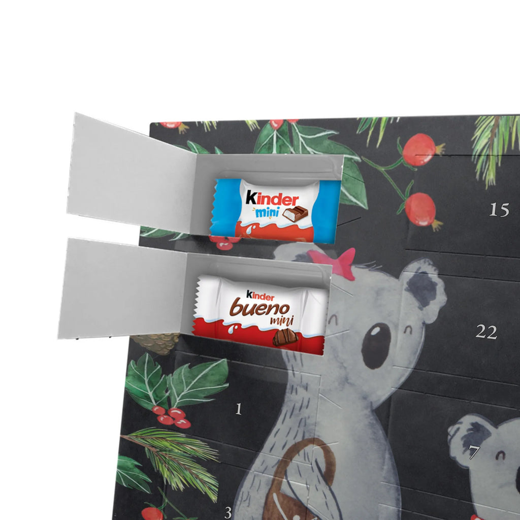 Chocolate advent calendar Koala family with two kids Father's Day, Mother's Day, family life, best family, koala bear, koala family, family time, favourite family