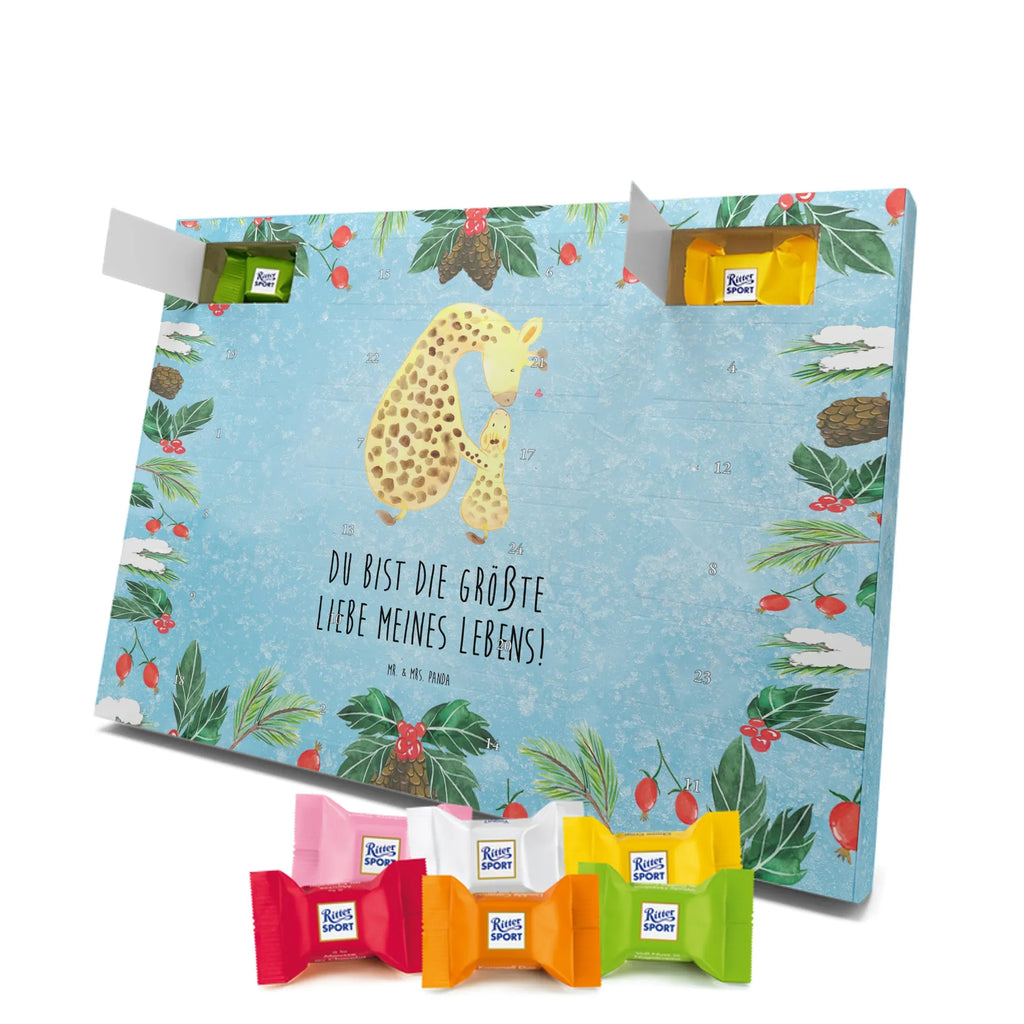 Chocolate advent calendar giraffe child Africa, favourite person, mother, daughter, son, mum, child