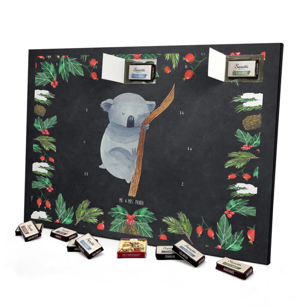 Chocolate advent calendar koala gift ideas, gifts, small animals, good mood, cute, funny sayings, cute animal motives, hand drawn, special gifts, card, animal lover, dream, bedroom, dreamland, sleeping, koala bear