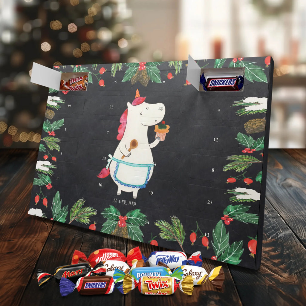 Chocolate advent calendar unicorn Kitchen baker present, cake, bake, hobby cook, dreaming, dreamer, Baker gift, cook, pie