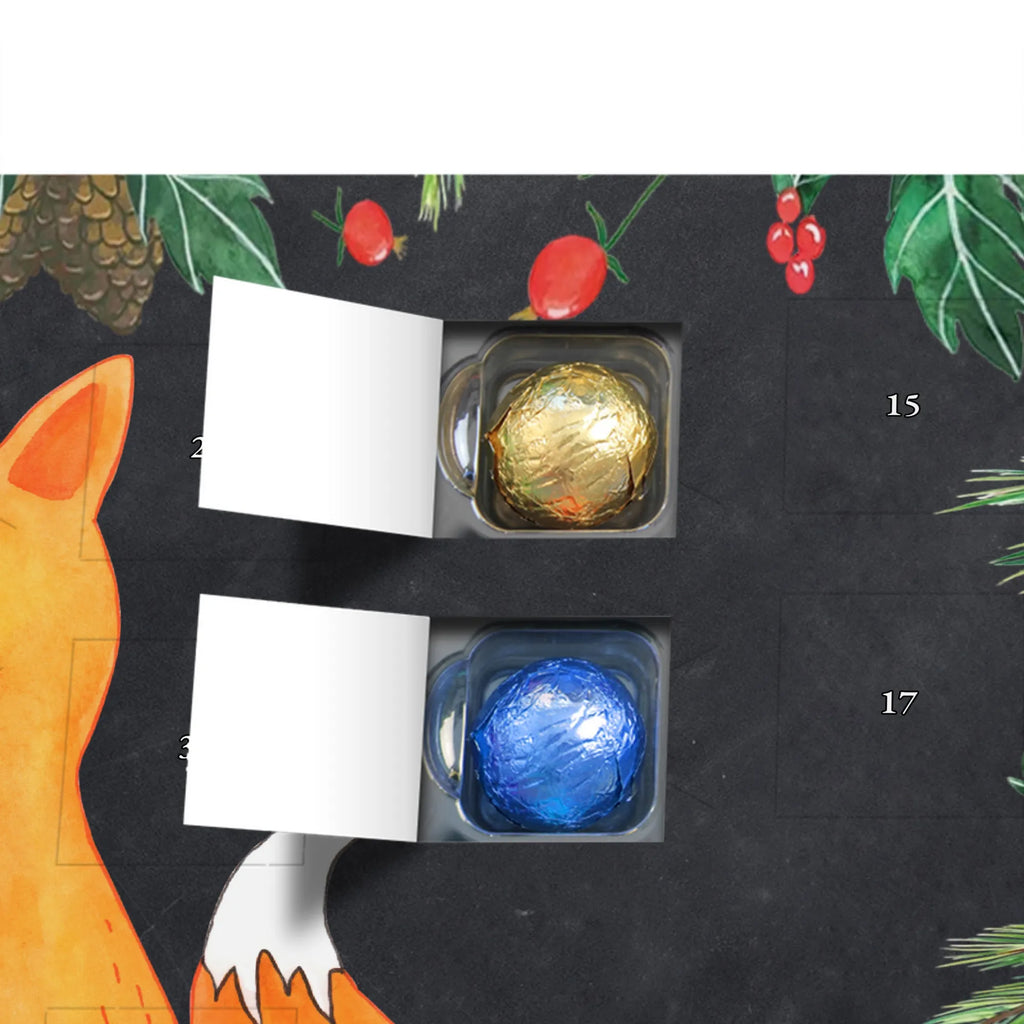 Chocolate advent calendar unicorn Fox foxes, fox horns