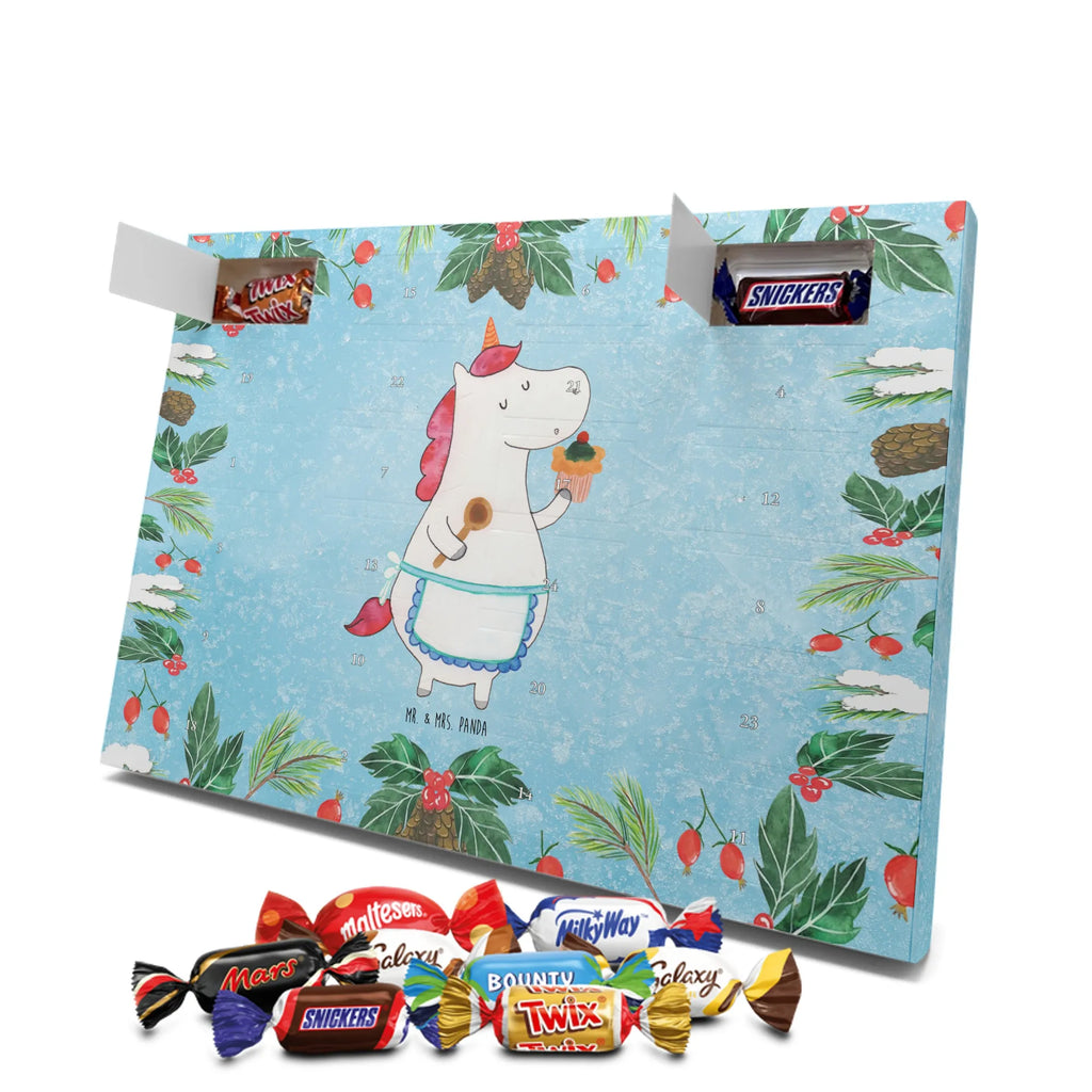 Chocolate advent calendar unicorn Kitchen baker present, cake, bake, hobby cook, dreaming, dreamer, Baker gift, cook, pie