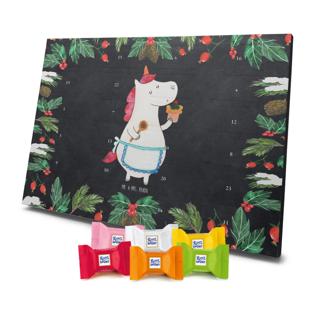 Chocolate advent calendar unicorn Kitchen baker present, cake, bake, hobby cook, dreaming, dreamer, Baker gift, cook, pie