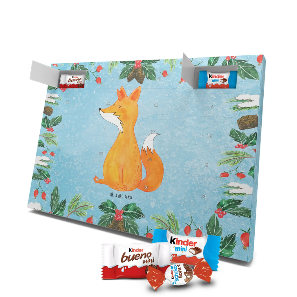 Chocolate advent calendar unicorn Fox foxes, fox horns