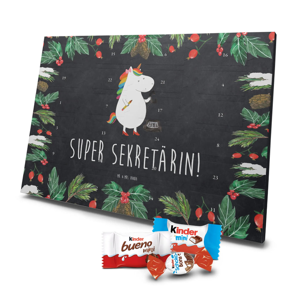 Chocolate advent calendar unicorn secretary gift colleg, office help, secretary present, office worker, tax office, Secretary, attorney